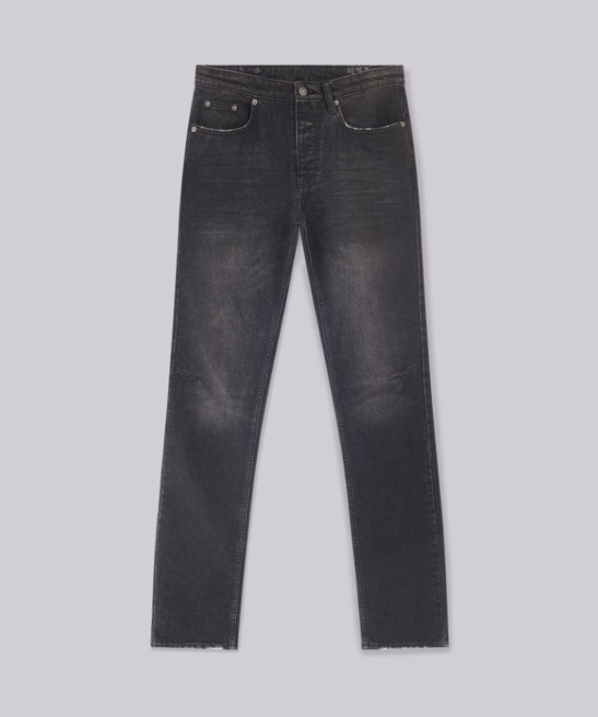 Washed black jeans